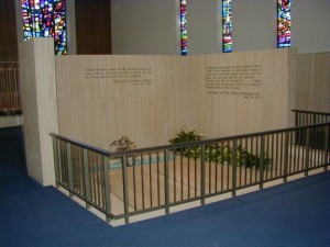 Dwight Eisenhower final resting place, Abilene chapel