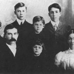 Eisenhower family; Dwight on left
