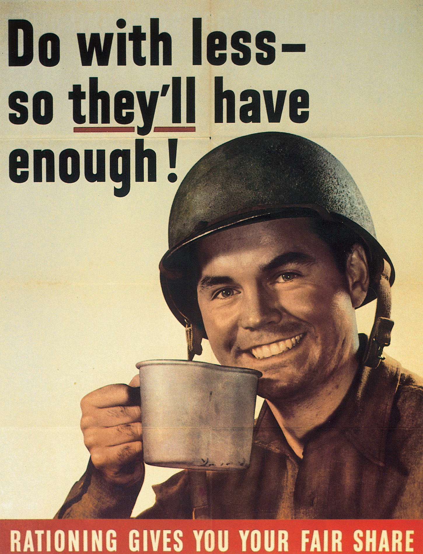 Santa Claus Has Gone To War Vintage World War II Propaganda Poster 