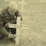 Memorial services for the dead of the 83rd Infantry Division at the American Military Cemetery Henri Chappelle, Belgium conducted by the division chaplain.