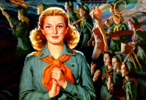 Interior of Girl Scout Calendar