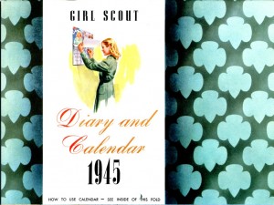 Girl Scout Calendar 1945