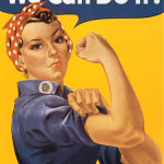 J. Howard Miller's Rosie the Riveter. Courtesy of the National Archives and Records Administration.