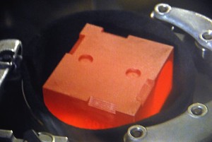 This is the plutonium based power module of the Mars Rover.