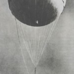 This is an image of a repaired and re-inflated balloon  that had been shot down. From the National Archives.