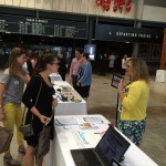 Educators learn about The National WWII Museum's distance learning opportunities at the fall Teacher Appreciation Happy Hour.