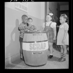 Students collect metal scrap in Washington, D.C., 1942. Library of Congress, Digital ID fsa 8d20329.