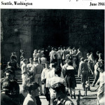 The inside cover from the 1944 edition of Sealth, the yearbook of Seattle's Broadway High School. Collection of The National WWII Museum.