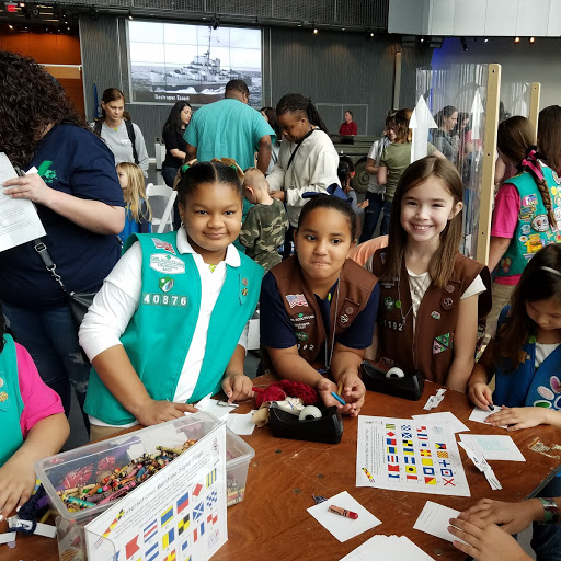Girl Scout Day at the NWWII Museum. Photo courtesy of Lauren Handley.