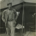 Godchaux in Okinawa at age 21, 1945.